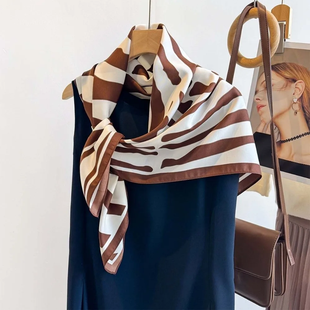 Patterned Shawl 90 CM Square Scarf Breathable Sunscreen Stripes Square Headscarf Personalized Design Hair Band
Patterned Shawl 90 CM Square Scarf Breathable Sunscreen Stripes Square Headscarf Personalized Design Hair Band