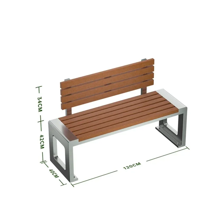 Modern Durable Wooden Bench with Metal Backrest Long Street Leisure Seat for Indoor and Outdoor Parks Adventure Gardens
Modern Durable Wooden Bench with Metal Backrest Long Street Leisure Seat for Indoor and Outdoor Parks Adventure Gardens