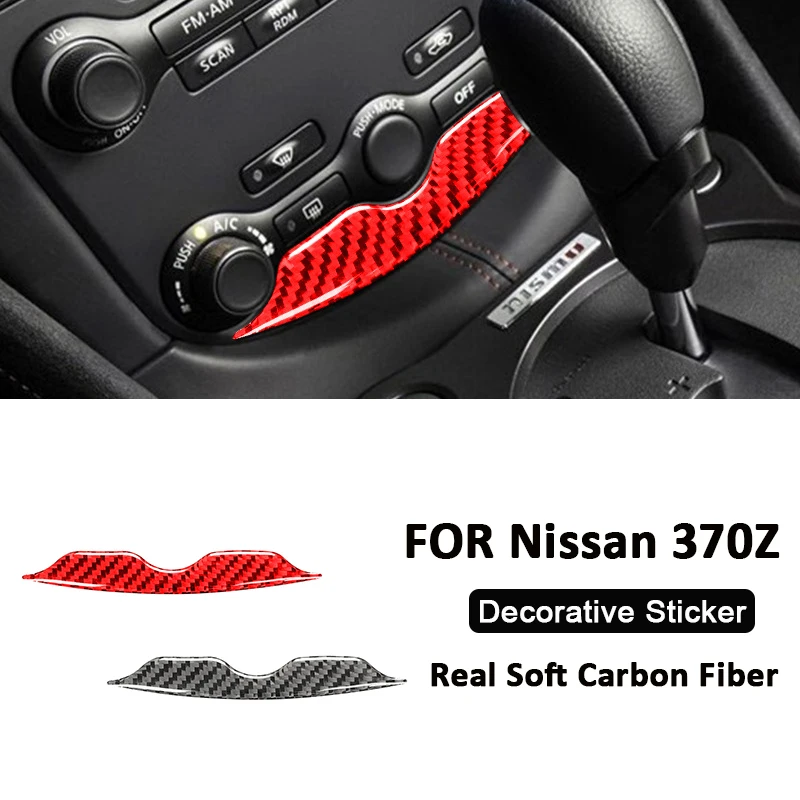 For Nissan 370Z Carbon Fiber Car Air conditioning Control Panel Frame Trim Cover Decoration Sticker Auto Interior Accessories
For Nissan 370Z Carbon Fiber Car Air conditioning Control Panel Frame Trim Cover Decoration Sticker Auto Interior Accessories