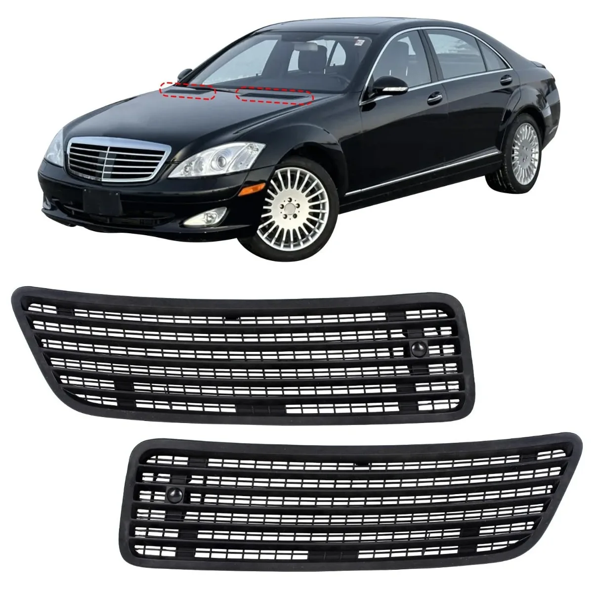 For Mercedes Benz W221 S550 2007-2013 Hood Air Vent Modification 2218800205 22188800305
For Mercedes Benz W221 S550 2007-2013 Hood Air Vent Modification 2218800205 22188800305
