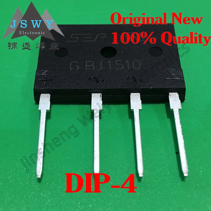 (10/50 pieces) GBJ1510 DIP-4 1000V15A Rectifier Bridge Stack New Original Spot Electronic
(10/50 pieces) GBJ1510 DIP-4 1000V15A Rectifier Bridge Stack New Original Spot Electronic