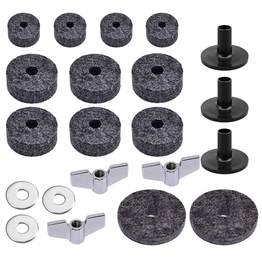 Non slip Felt Pad Cymbal Replacement Accessories Drum Set Gadgets Round Washer Protect Durable Sound Quality Performance Small
Non slip Felt Pad Cymbal Replacement Accessories Drum Set Gadgets Round Washer Protect Durable Sound Quality Performance Small