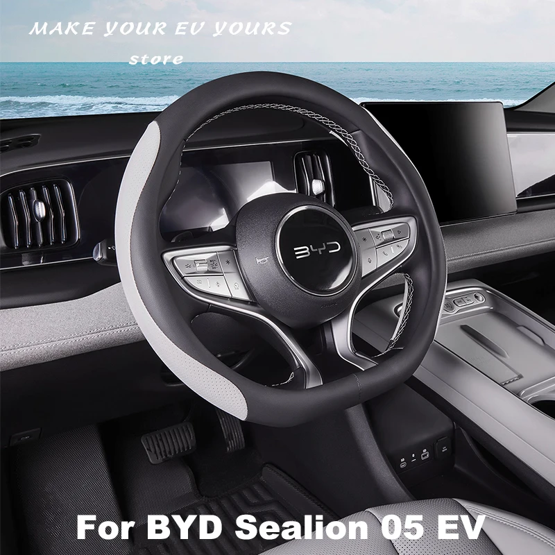 For BYD Sealion 05 EV 2025 2026 Car Steering Wheel Cover Leather Non-slip Auto Interior Accessories
For BYD Sealion 05 EV 2025 2026 Car Steering Wheel Cover Leather Non-slip Auto Interior Accessories