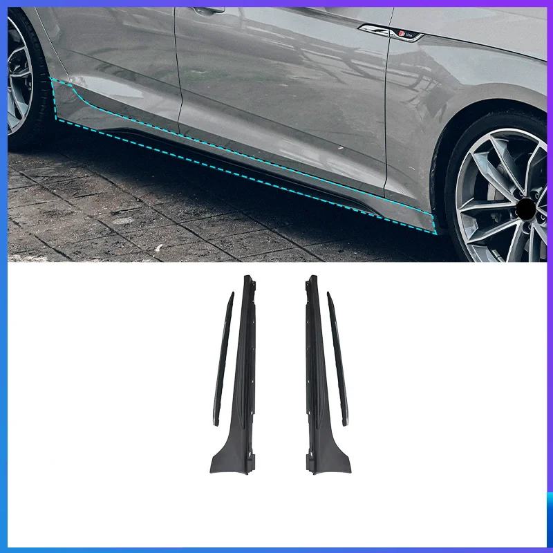 Боковая юбка для Audi A5 Sportback B9.5 17-23, модифицированная нижняя полоса в стиле RS5, боковой спойлер, автомобильные аксессуары
Боковая юбка для Audi A5 Sportback B9.5 17-23, модифицированная нижняя полоса в стиле RS5, боковой спойлер, автомобильные аксессуары