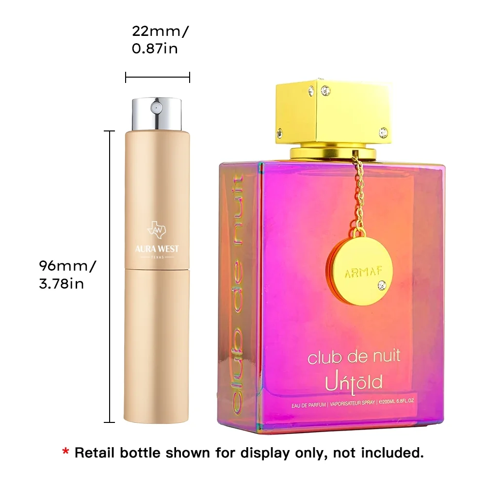 Armaf - Unisex Club De Nuit Untold EDP Travel Spray (5ml)
Armaf - Unisex Club De Nuit Untold EDP Travel Spray (5ml)