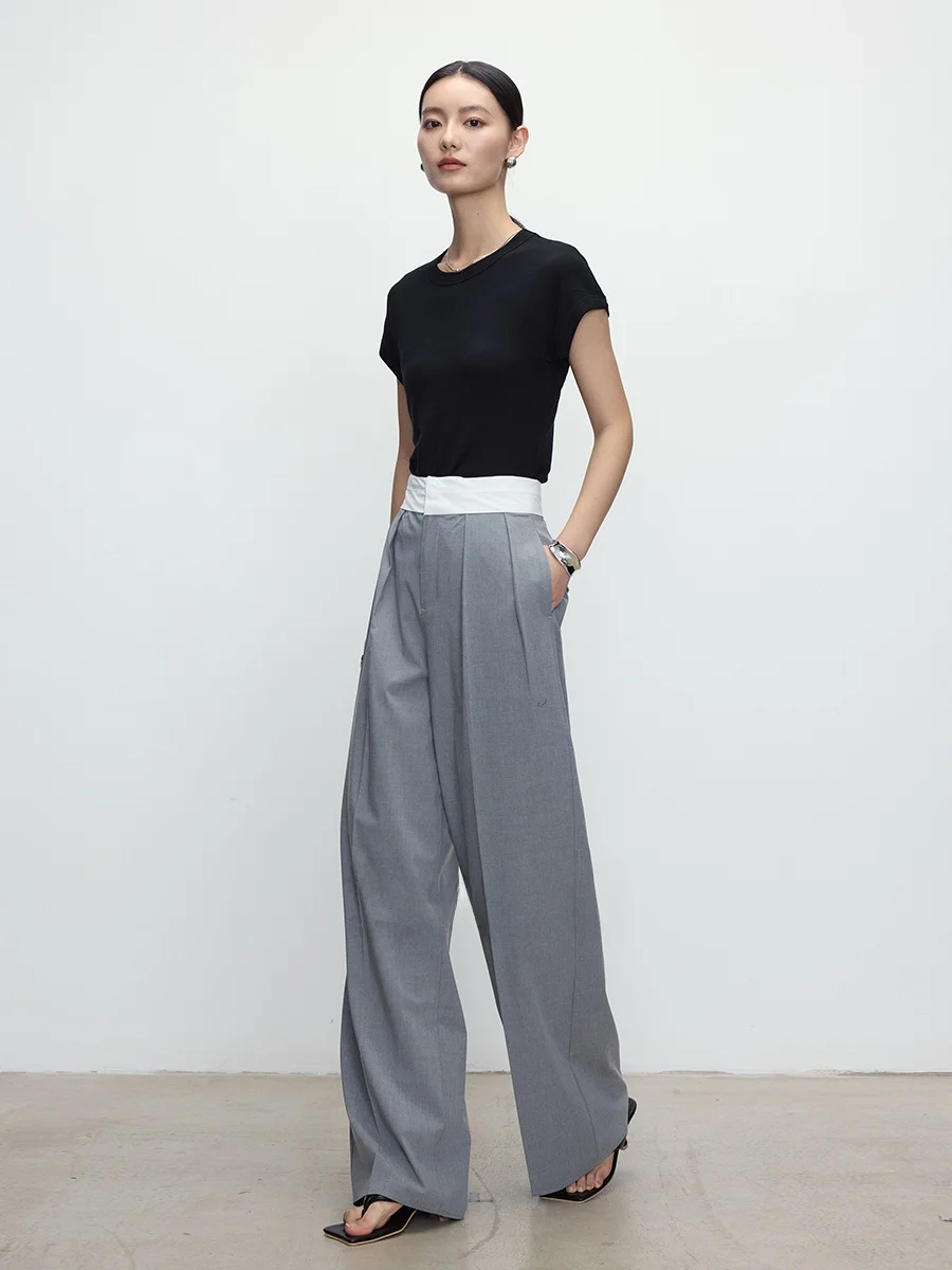 SueM High Waist Straight Leg Pants Women's Summer New Casual Suit Drapey Long Trousers Color Blo ey Premium Quali
SueM High Waist Straight Leg Pants Women's Summer New Casual Suit Drapey Long Trousers Color Blo ey Premium Quali