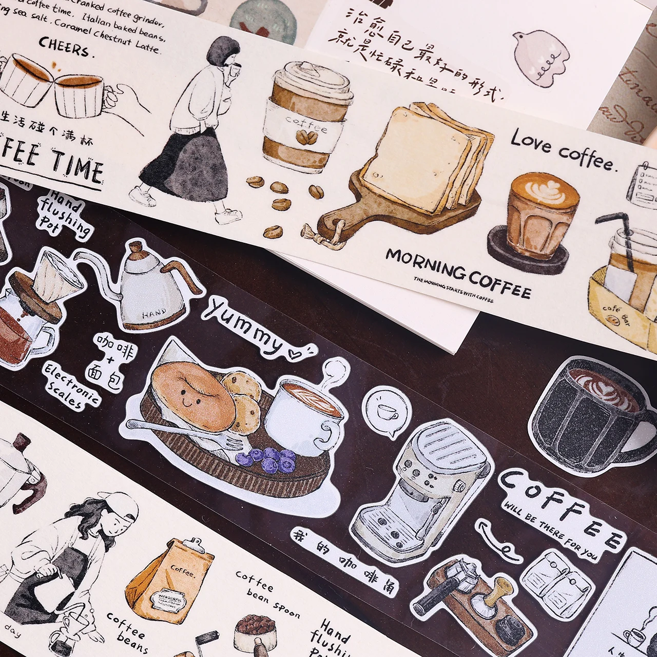 4.10 New Coffee Head Bread Light Vintage Salt Washi PET Cutting
4.10 New Coffee Head Bread Light Vintage Salt Washi PET Cutting