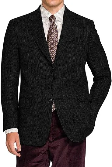 Твидовый костюм для мужчин, пиджак с узором «елочка», однобортный пиджак, винтажный мужской костюм с зубчатыми лацканами для свадьбы, формальный
Твидовый костюм для мужчин, пиджак с узором «елочка», однобортный пиджак, винтажный мужской костюм с зубчатыми лацканами для свадьбы, формальный