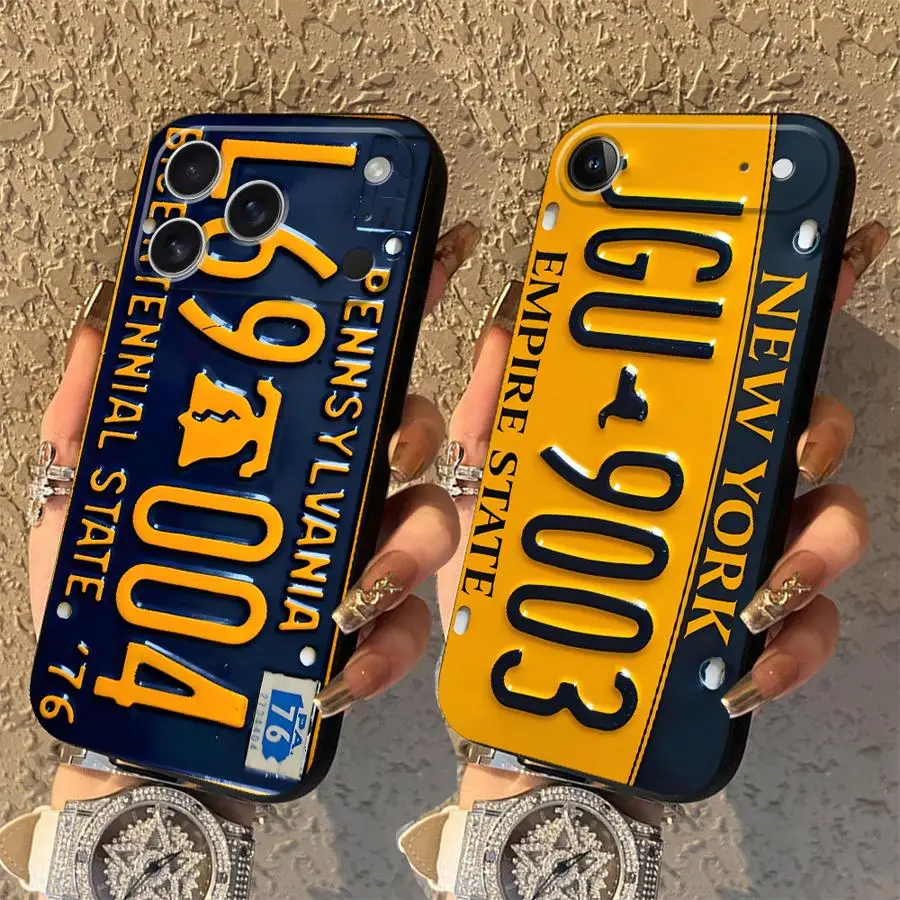 Funda Phone Cover Case for Apple iPhone 17 Pro Max 17e 12 15 Pro 7 8 Air 13 XR XS MAX 16 14 11 Yellow License Plate Art
Funda Phone Cover Case for Apple iPhone 17 Pro Max 17e 12 15 Pro 7 8 Air 13 XR XS MAX 16 14 11 Yellow License Plate Art