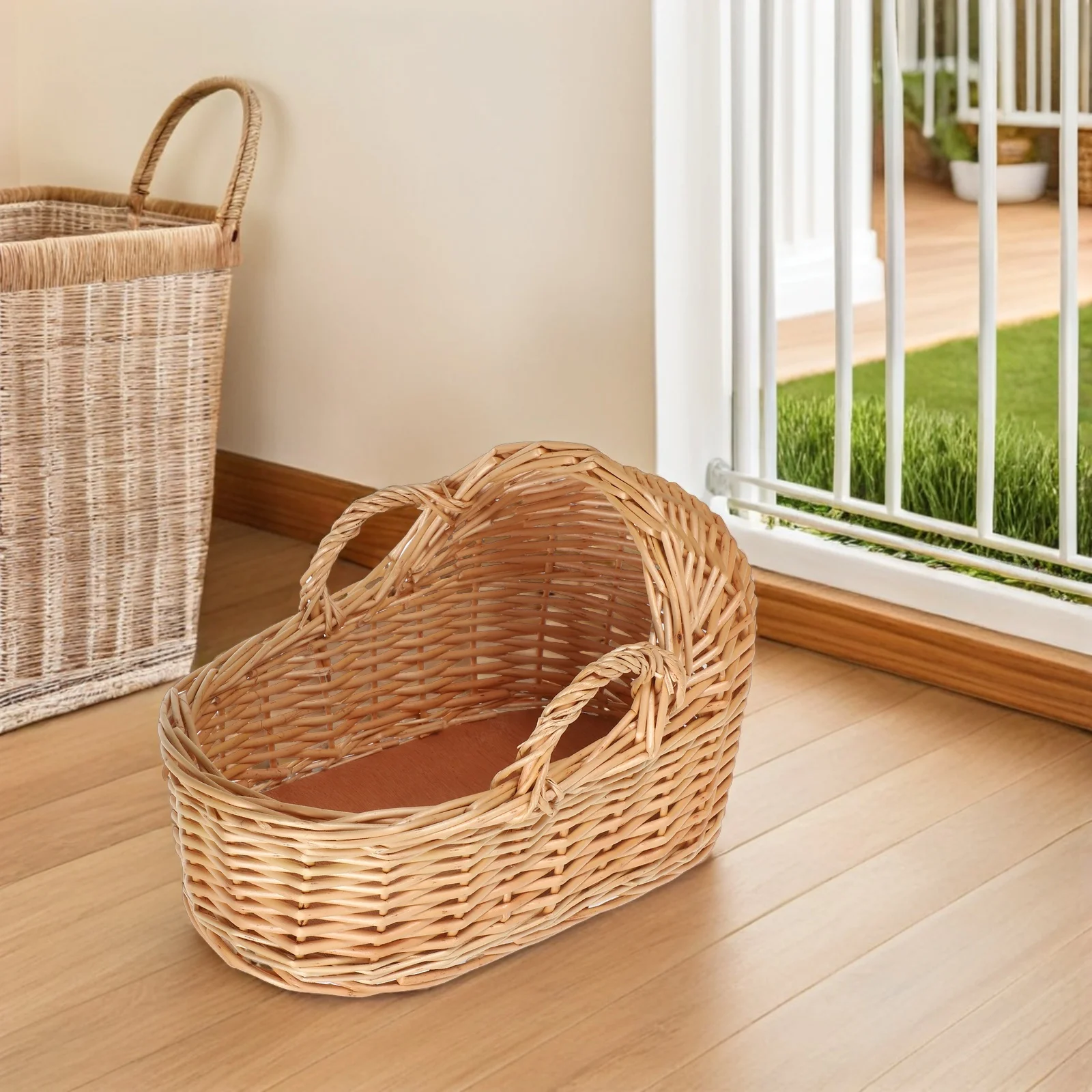 Elegant Handwoven Flower Basket with Handle Wedding Decorative Egg Shape Baskets for Home Garden Fruit Storage Wicker
Elegant Handwoven Flower Basket with Handle Wedding Decorative Egg Shape Baskets for Home Garden Fruit Storage Wicker
