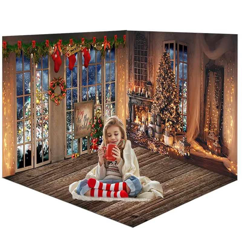 Mocsicka Christmas Photography Backdrop Interior Fireplace Window Plank Room Home Decoration Family Kids Photo Background Studio
Mocsicka Christmas Photography Backdrop Interior Fireplace Window Plank Room Home Decoration Family Kids Photo Background Studio