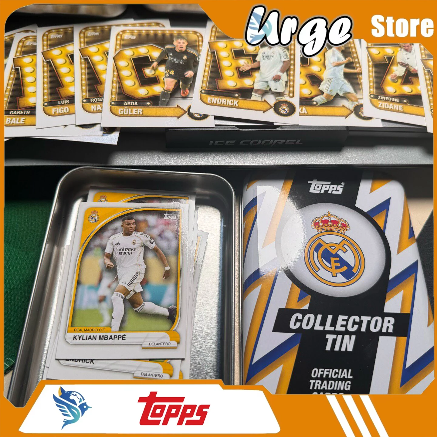 Topps 2025-26 Real Madrid Collector Tin Collection Cards 35 Premium Football Star Trading Card Per Box Includes Limited Parallel
Topps 2025-26 Real Madrid Collector Tin Collection Cards 35 Premium Football Star Trading Card Per Box Includes Limited Parallel