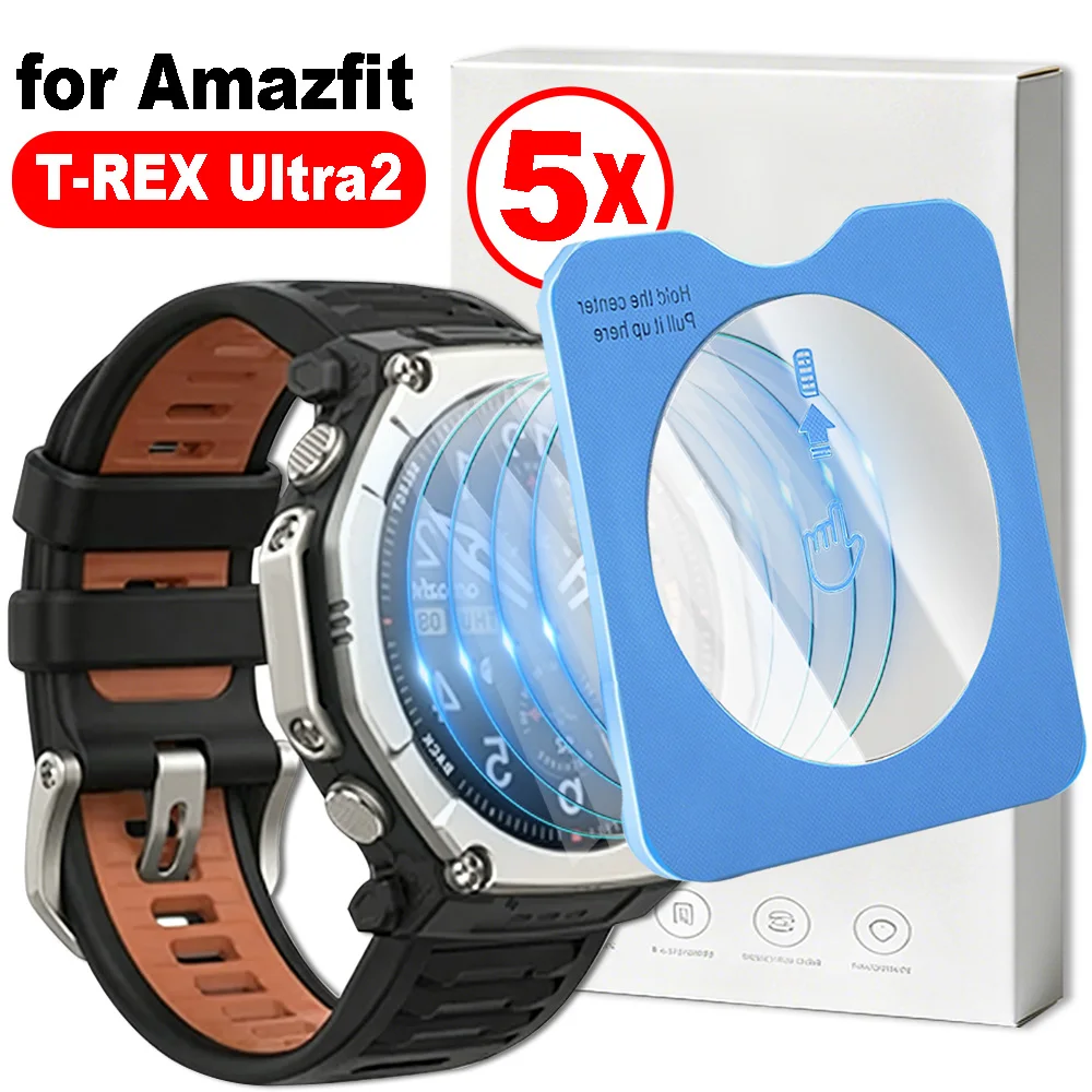 1/3/5 шт. Защитные пленки для экрана Amazfit T-REX Ultra2, простая установка, закаленное стекло, аксессуары для TRex Ultra2
1/3/5 шт. Защитные пленки для экрана Amazfit T-REX Ultra2, простая установка, закаленное стекло, аксессуары для TRex Ultra2