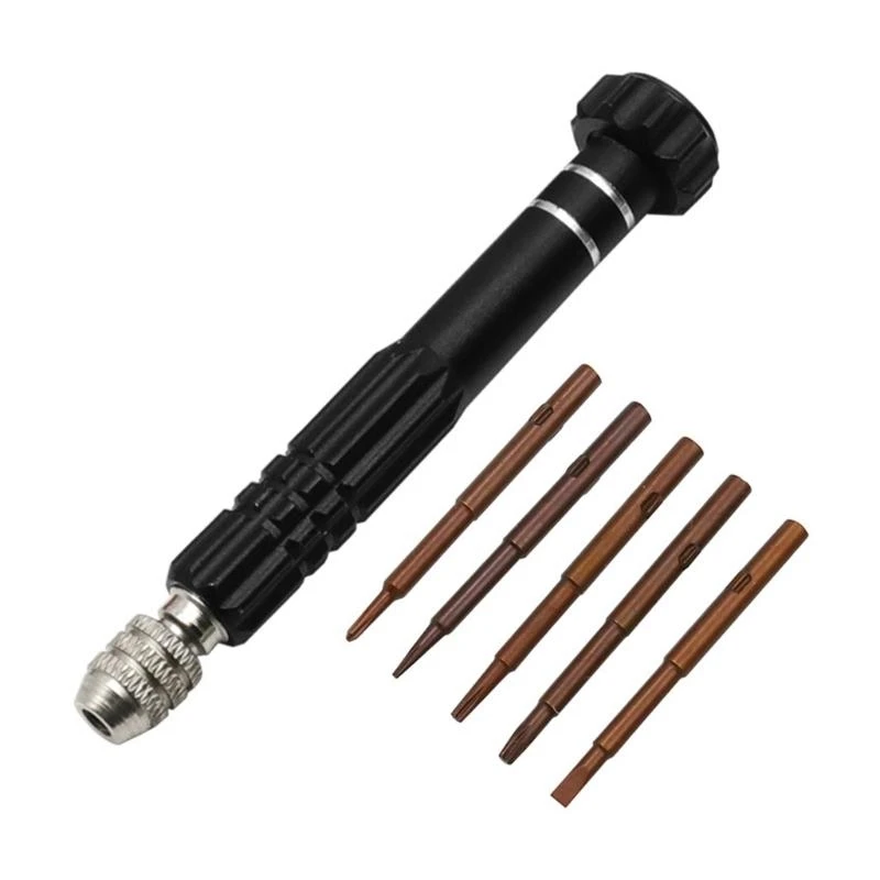 652F Portable 5 in 1 Multiple Tool Screwdriver Disassembly with Interchangeabled Heads for DIYer Enthusiasts & Craftsmen
652F Portable 5 in 1 Multiple Tool Screwdriver Disassembly with Interchangeabled Heads for DIYer Enthusiasts & Craftsmen