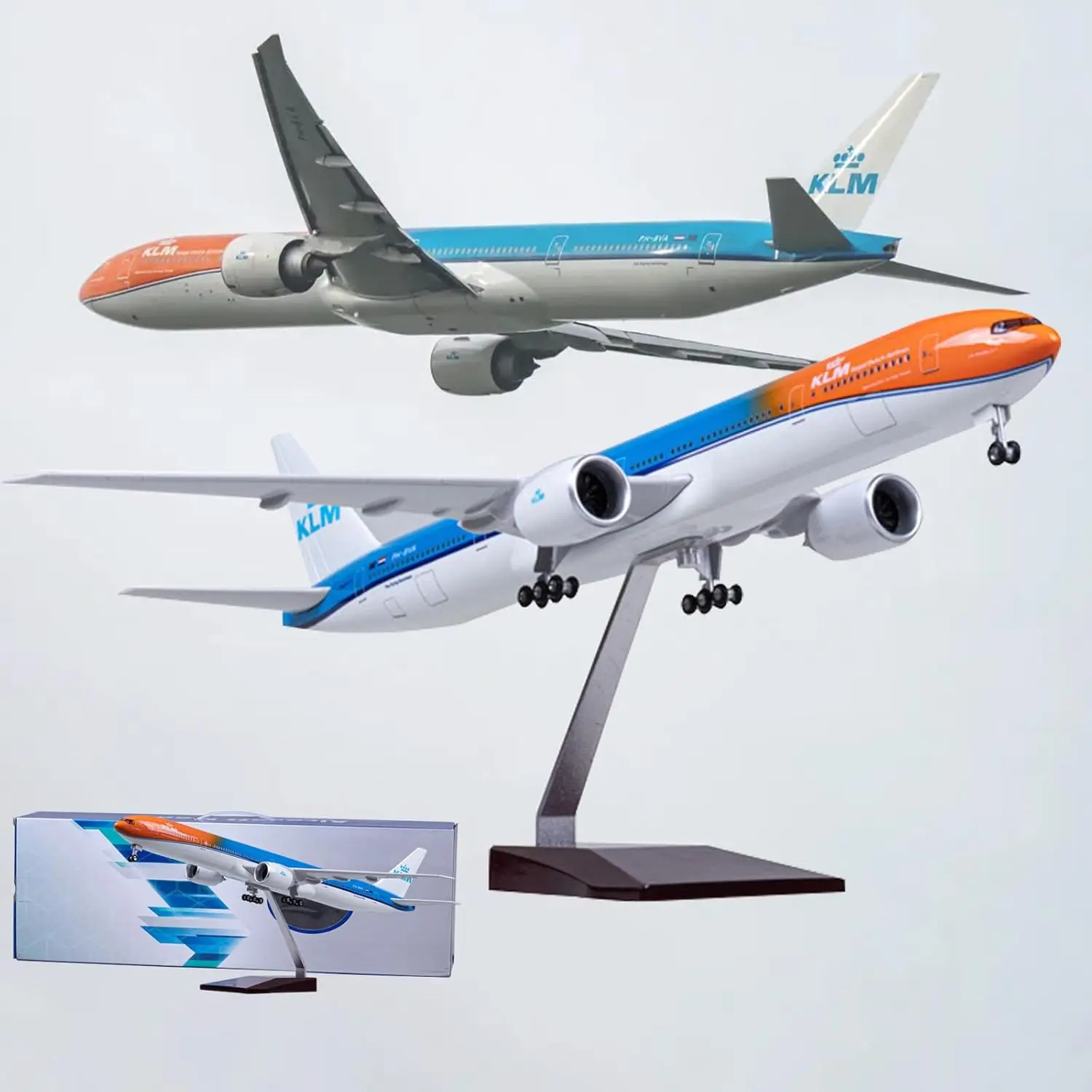 Diecast Scale 47CM KLM Airways Model Toy 1/157 B777 Airplane Model Working Lights Plane Resin Model Plane Collection Display
Diecast Scale 47CM KLM Airways Model Toy 1/157 B777 Airplane Model Working Lights Plane Resin Model Plane Collection Display