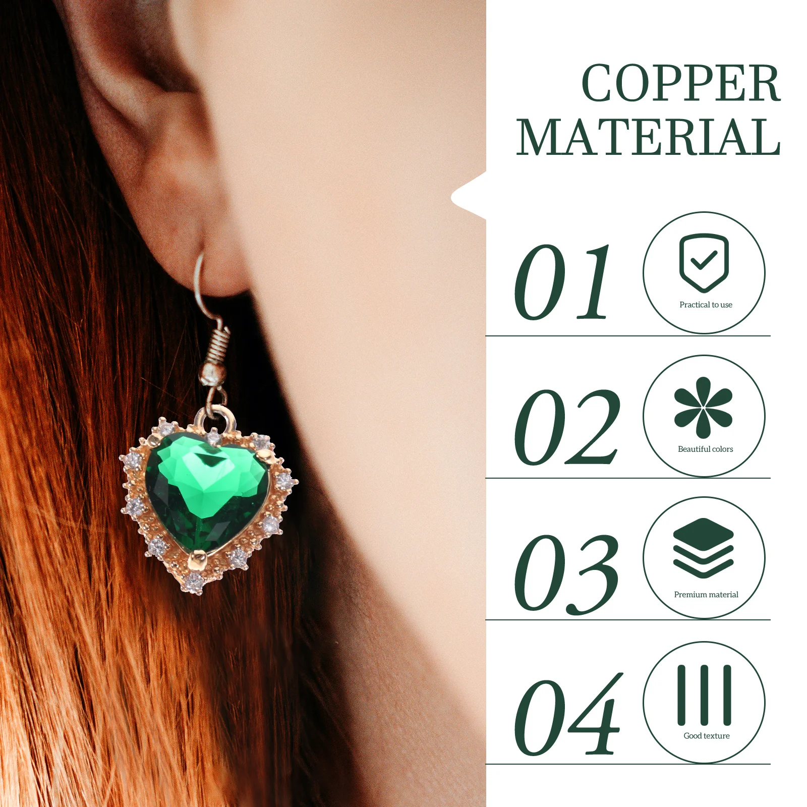 10 Pcs Heart Pendant Bracelet Necklace Copper DIY naments Adorable Accessories H made Crafts Lightweight Jewelry Making Charm
10 Pcs Heart Pendant Bracelet Necklace Copper DIY naments Adorable Accessories H made Crafts Lightweight Jewelry Making Charm