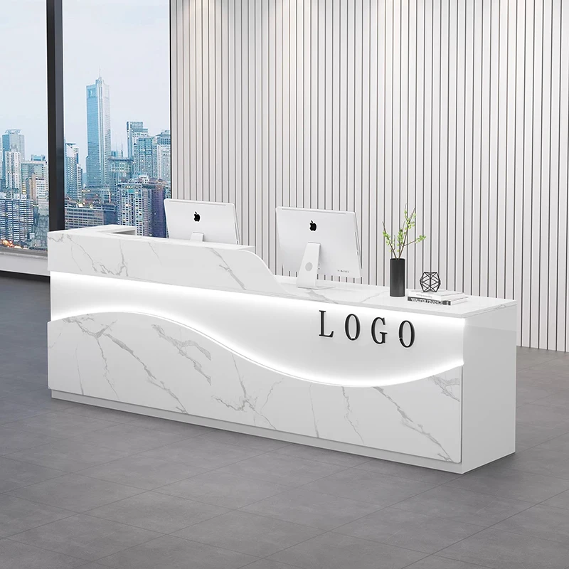 Japanese Nordic Bar Counter Cabinet Beauty Simple Luxury Reception Desks Elegant Unique Designer Business Masa Unique Furniture
Japanese Nordic Bar Counter Cabinet Beauty Simple Luxury Reception Desks Elegant Unique Designer Business Masa Unique Furniture