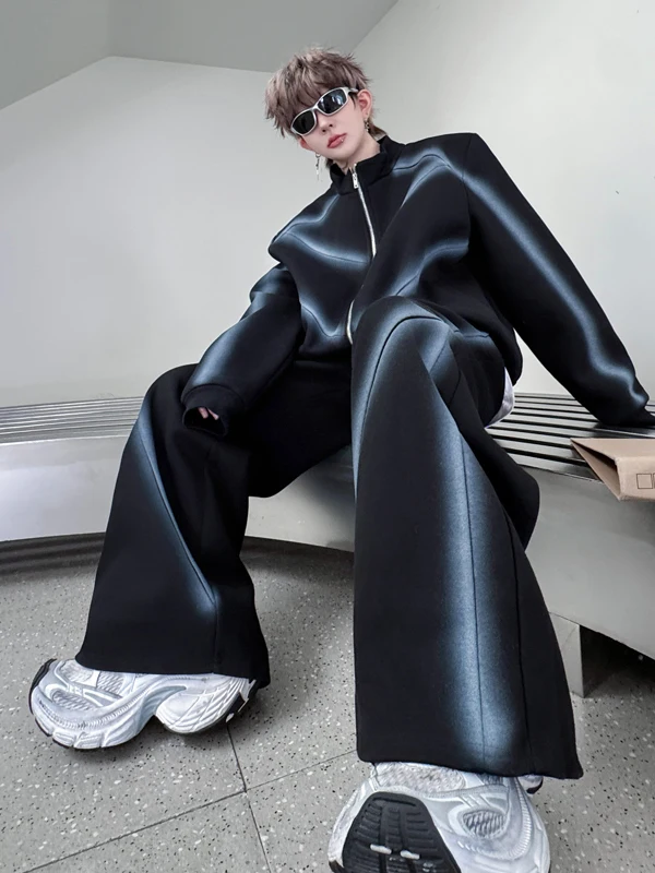 Комплект Tangz Studio: мужской повседневный костюм из двух предметов в американском ретро-стиле, свободная толстовка с длинными рукавами и брюки, с ручной росписью, воротник-стойка
Комплект Tangz Studio: мужской повседневный костюм из двух предметов в американском ретро-стиле, свободная толстовка с длинными рукавами и брюки, с ручной росписью, воротник-стойка