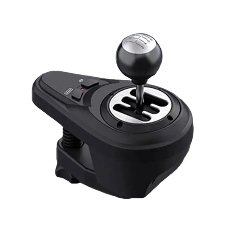 Racing Steering Wheel:Driving Shifter 6+ 1 H-Pattern, 2 Button Push-Down Reverse Gear, Plug-Play Design For PC& Multi-Device
Racing Steering Wheel:Driving Shifter 6+ 1 H-Pattern, 2 Button Push-Down Reverse Gear, Plug-Play Design For PC& Multi-Device