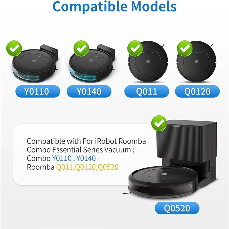 Запасные части Classy-12 шт. для Irobot Roomba Combo Essential Q011, Q0520, Y0110, Y0140, комплект аксессуаров для робота-пылесоса
Запасные части Classy-12 шт. для Irobot Roomba Combo Essential Q011, Q0520, Y0110, Y0140, комплект аксессуаров для робота-пылесоса