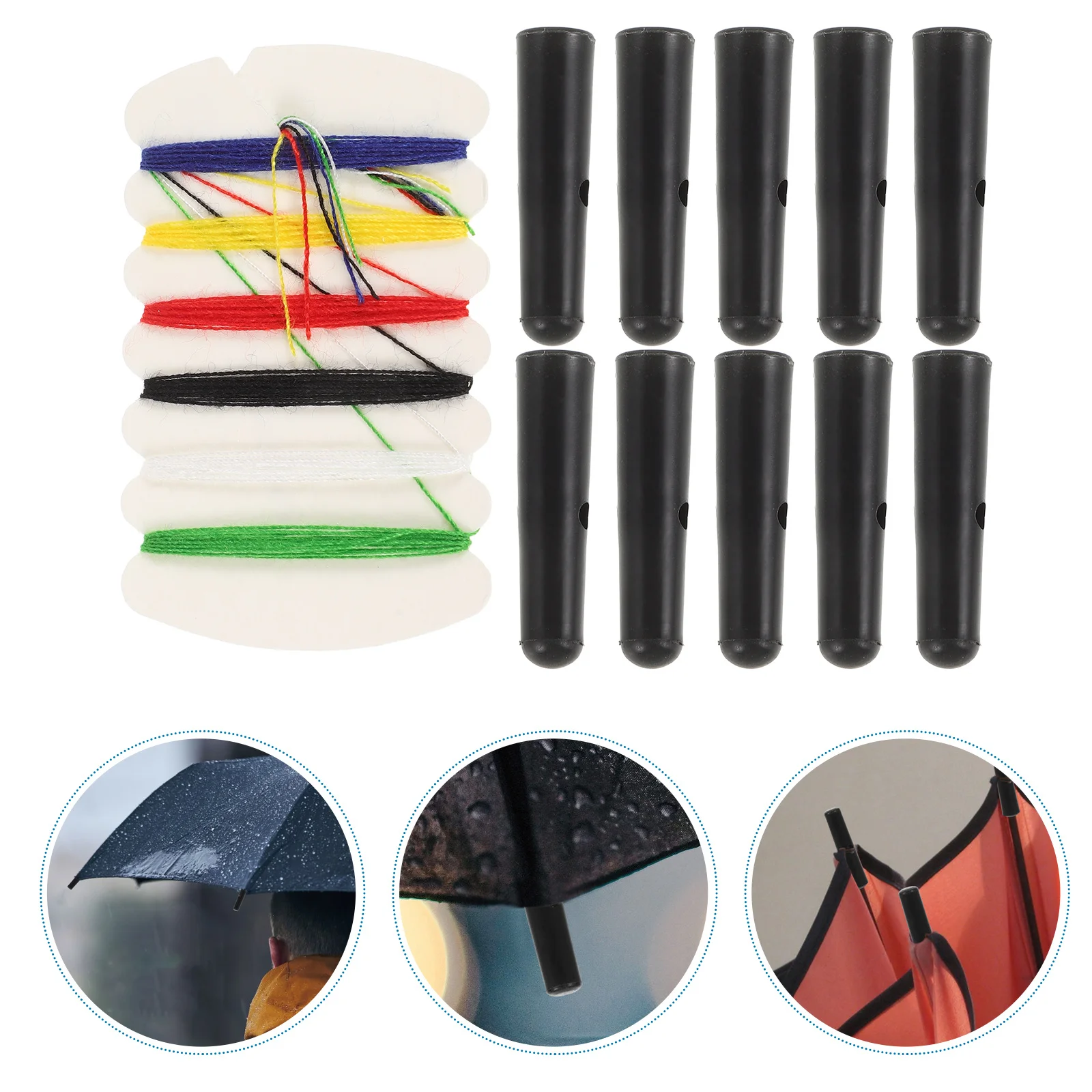 10 pcs Bone Covers Plastic Replacement Tail Beads For Folding Umbrella Repair Rain Umbrella Accessories Sunshade Parts
10 pcs Bone Covers Plastic Replacement Tail Beads For Folding Umbrella Repair Rain Umbrella Accessories Sunshade Parts