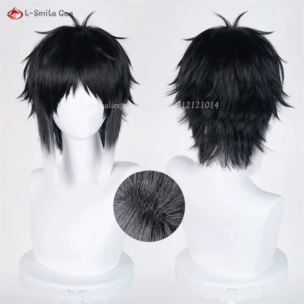 New! Ryunosuke Akutagawa Cosplay Wig 30cm Black White Gradient Wig For Women Men Cosplay Anime Wig Heat Resistant Synthetic Hair
New! Ryunosuke Akutagawa Cosplay Wig 30cm Black White Gradient Wig For Women Men Cosplay Anime Wig Heat Resistant Synthetic Hair