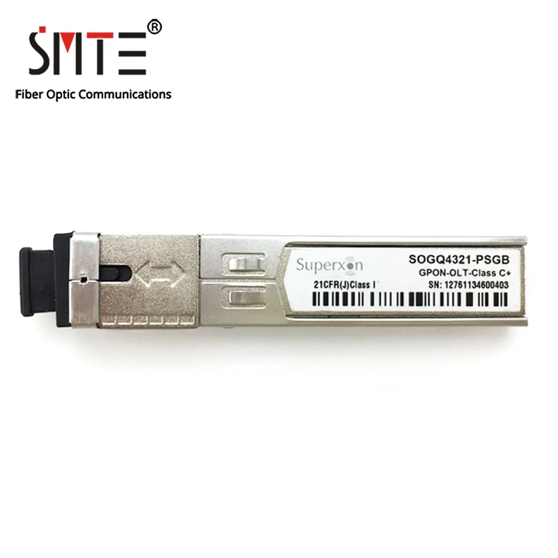 Superxon SOGQ4321-PSGB GPON-OLT-Class C+ for OLT SC SFP Fiber Optical Module Transceiver
Superxon SOGQ4321-PSGB GPON-OLT-Class C+ for OLT SC SFP Fiber Optical Module Transceiver