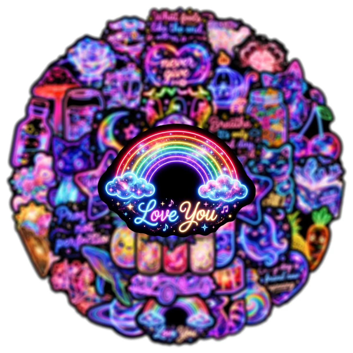 10/50PCS Cool Neon Lights Graffiti Stickers Exquisite Fashion DIY Toys Secret for Bottle Scrapbook Travel Bag Aesthetic Decals
10/50PCS Cool Neon Lights Graffiti Stickers Exquisite Fashion DIY Toys Secret for Bottle Scrapbook Travel Bag Aesthetic Decals