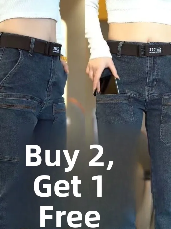 Men's Workwear Jeans Elastic Wear Resistant Straight Leg Pants Loose Fit Large Size Autumn Winter Cotton Stretch Denim
Men's Workwear Jeans Elastic Wear Resistant Straight Leg Pants Loose Fit Large Size Autumn Winter Cotton Stretch Denim