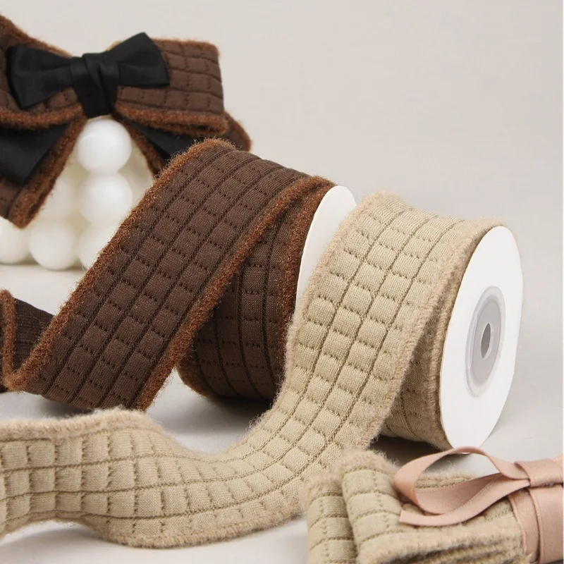 10 Yards 25MM 38MM Single Color Square Lattice Plush Selvedge Thickened Plaid Ribbon Lace Hair Bows DIY Crafts Material Handmade
10 Yards 25MM 38MM Single Color Square Lattice Plush Selvedge Thickened Plaid Ribbon Lace Hair Bows DIY Crafts Material Handmade