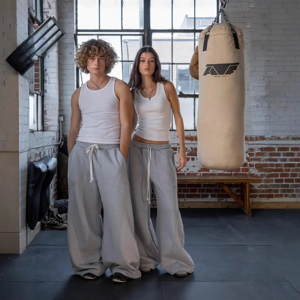 European American hoodies embroidered men women's same style high street wide-leg trousers hip-hop hipphop loose casual pants
European American hoodies embroidered men women's same style high street wide-leg trousers hip-hop hipphop loose casual pants