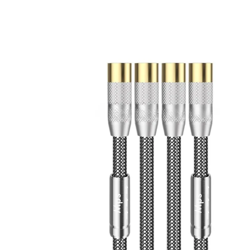 Graphene single crystal copper HiFi audiophile grade XLR balanced XLR male to female signal audio power amplifier audio cable
Graphene single crystal copper HiFi audiophile grade XLR balanced XLR male to female signal audio power amplifier audio cable