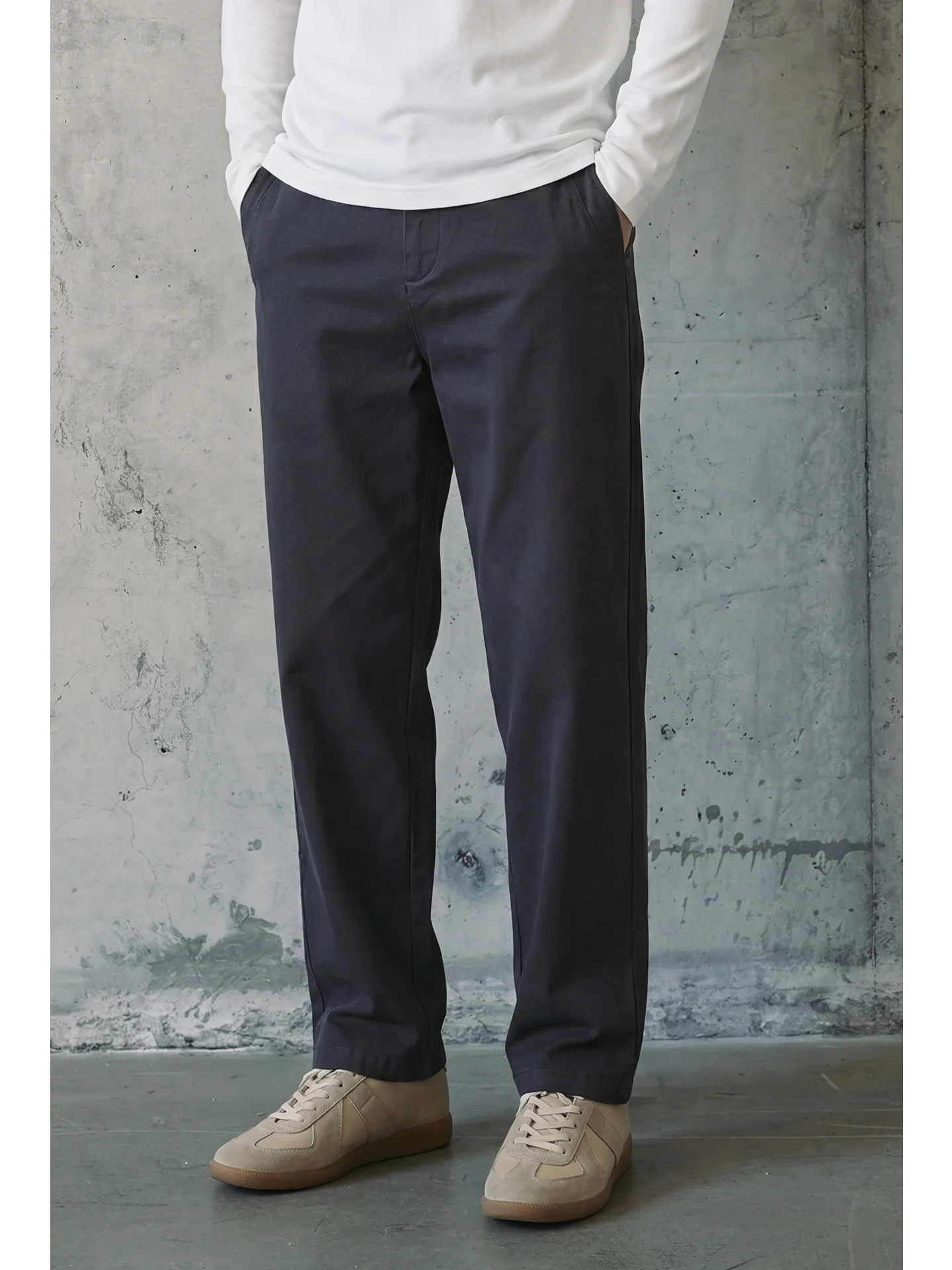 Men's Business Casual Pants Breathable Elastic Straight Leg Nine-Tenths Length Commuter Style Four Seasons Cotton Blend
Men's Business Casual Pants Breathable Elastic Straight Leg Nine-Tenths Length Commuter Style Four Seasons Cotton Blend