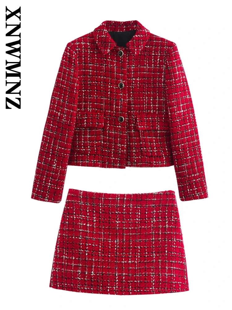 XNWMNZ 2024 Autumn Ladylike Fashion turn-down Collar Shorts Set Two-piece Vintage Woman's Long Sleeve Leisure suit Jacket Coat
XNWMNZ 2024 Autumn Ladylike Fashion turn-down Collar Shorts Set Two-piece Vintage Woman's Long Sleeve Leisure suit Jacket Coat