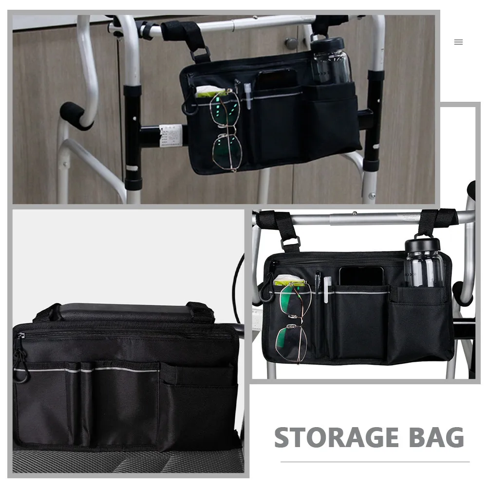Universal Wheelchair Side Bag Heavy Duty Anti Wear Portable Organizer for Walker Electric Wheelchair Stroller Armrest Hanging
Universal Wheelchair Side Bag Heavy Duty Anti Wear Portable Organizer for Walker Electric Wheelchair Stroller Armrest Hanging