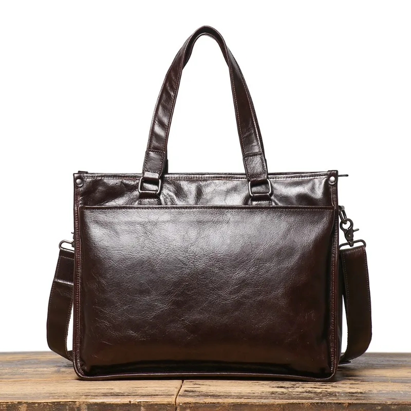 2026's New Men's Leather Travel Bag, Perfect for Business Commutes As A Messenger Bag, and Fits A 15.6-inch Laptop
2026's New Men's Leather Travel Bag, Perfect for Business Commutes As A Messenger Bag, and Fits A 15.6-inch Laptop