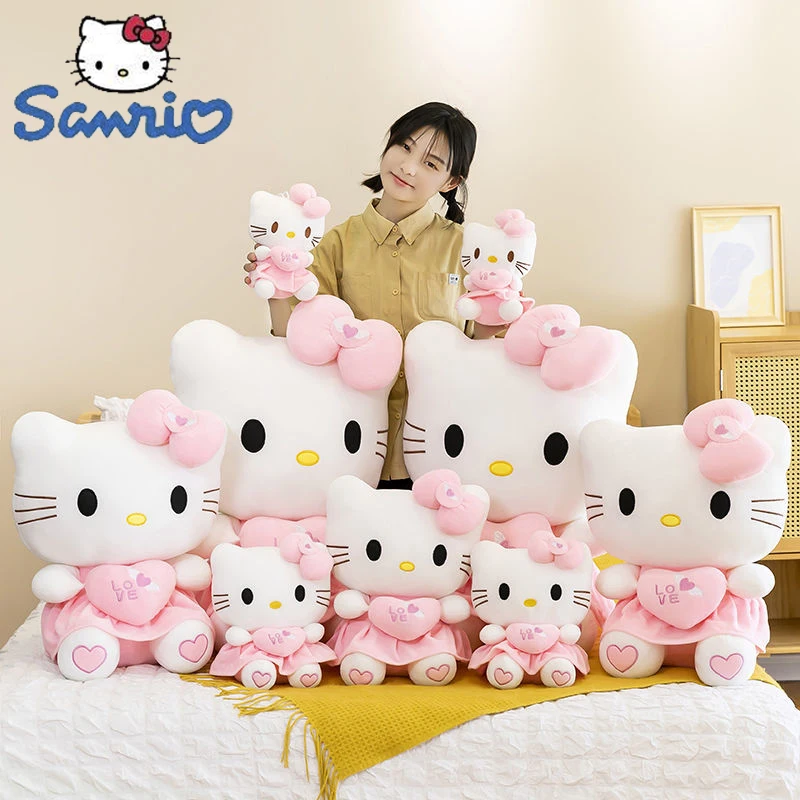 Sanrio милые плюшевые игрушки Hello Kitty Розовые 25-70 см мягкие плюшевые игрушки для детей Детские подушки для девочек подарок на день рождения Рождество
Sanrio милые плюшевые игрушки Hello Kitty Розовые 25-70 см мягкие плюшевые игрушки для детей Детские подушки для девочек подарок на день рождения Рождество