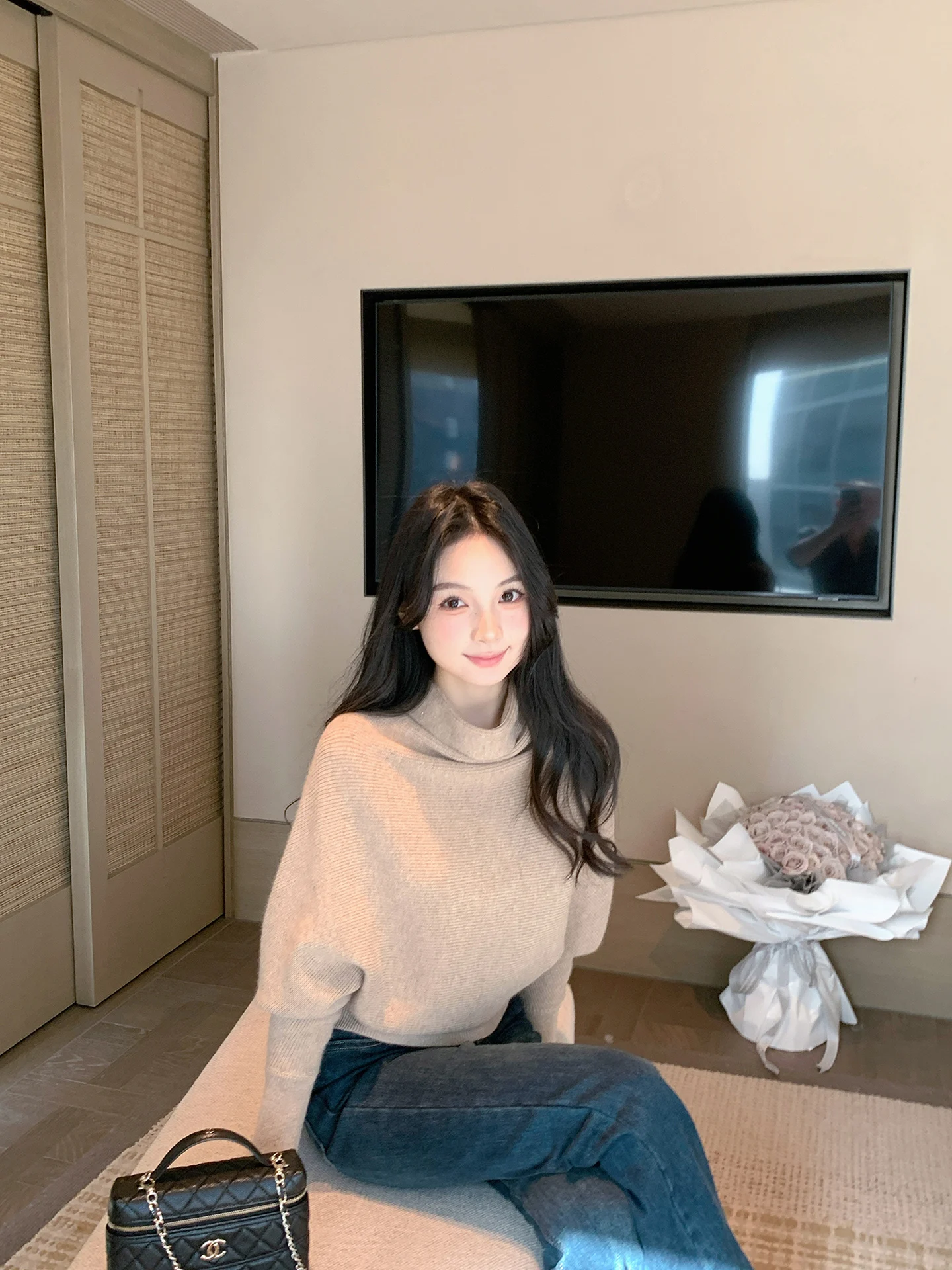 Женский вязаный свитер ZhouYeye с воротником-стойкой и рукавами «летучая мышь», пуловер с длинными рукавами, осенне-зимняя новинка, базовая модель для ношения под одеждой
Женский вязаный свитер ZhouYeye с воротником-стойкой и рукавами «летучая мышь», пуловер с длинными рукавами, осенне-зимняя новинка, базовая модель для ношения под одеждой