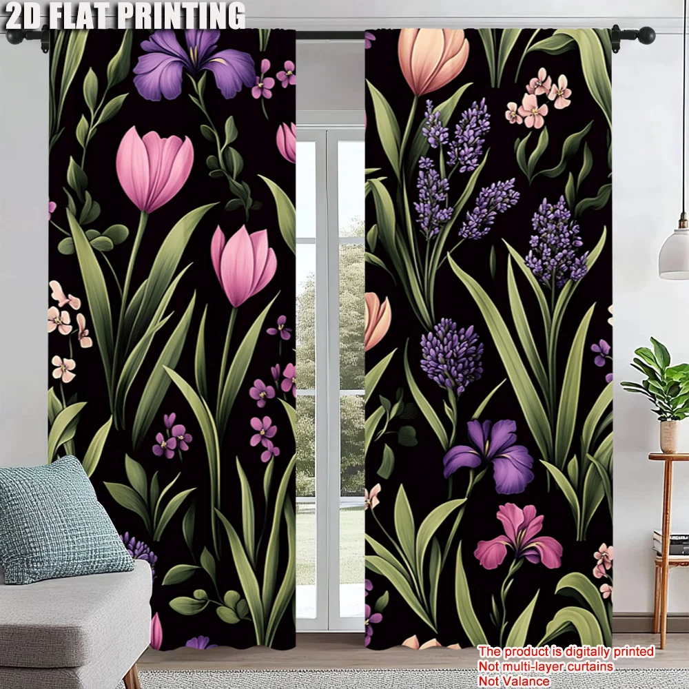 2Pcs Vintage Floral Pattern Polyester Window Curtains Machine Washable Elegant Flower Print Drapes For Living Room Dining Room
2Pcs Vintage Floral Pattern Polyester Window Curtains Machine Washable Elegant Flower Print Drapes For Living Room Dining Room