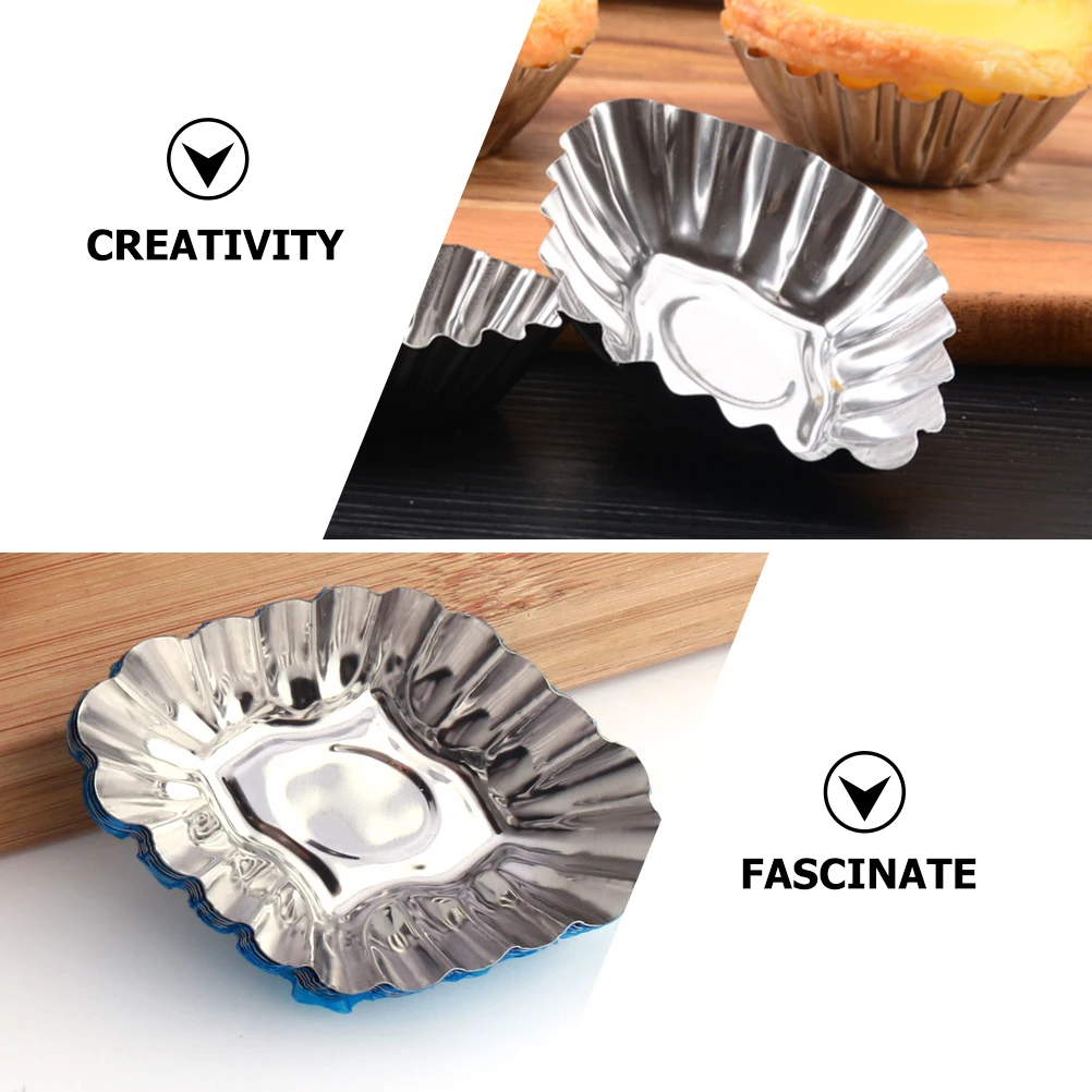 6pcs Stainless Steel Chrysanthemum Molds for Baking Egg Tarts Pies Cheesecakes Desserts Cupcakes Smooth Easy Clean Kitchen Hotel
6pcs Stainless Steel Chrysanthemum Molds for Baking Egg Tarts Pies Cheesecakes Desserts Cupcakes Smooth Easy Clean Kitchen Hotel