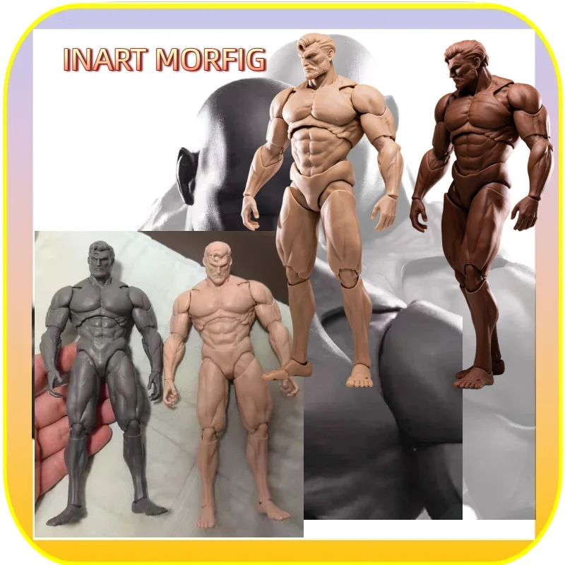 In Stock INART MORFIG 1/12 Super Flexible Joint Strong Muscle Male Body White Yellow Black Skin Action Figure Collection Gift
In Stock INART MORFIG 1/12 Super Flexible Joint Strong Muscle Male Body White Yellow Black Skin Action Figure Collection Gift