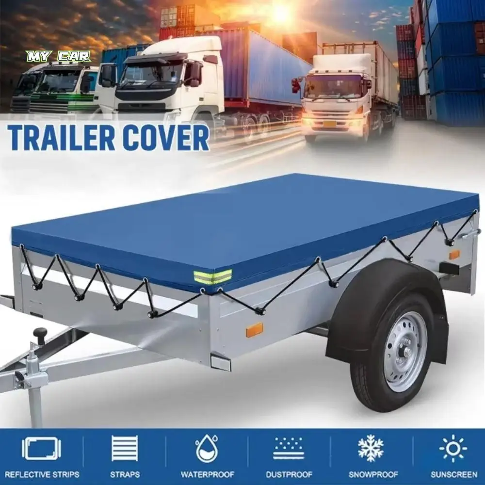 420D Oxford Car Tarpaulin Trailer Cover Dustproof Waterproof Trailer Protective Cover Universal with Reflective Strip
420D Oxford Car Tarpaulin Trailer Cover Dustproof Waterproof Trailer Protective Cover Universal with Reflective Strip