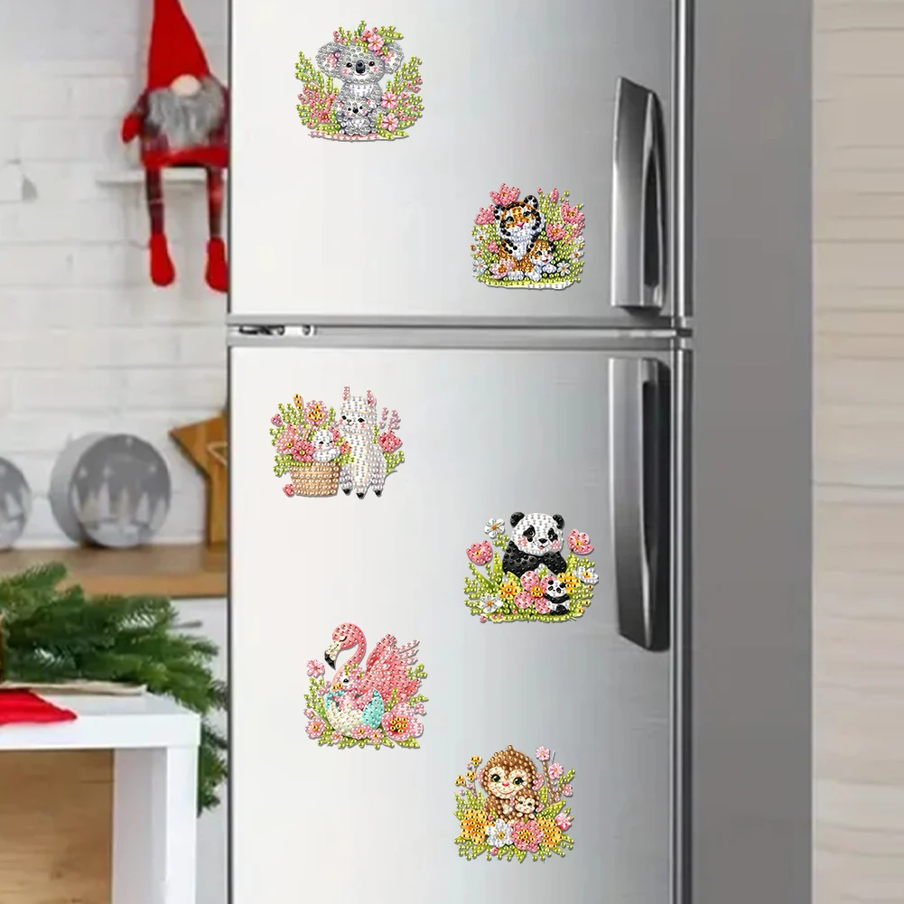 6Pcs 2D/Flat DIY Diamond Painting Fridge Magnets Diamond Painting Magnets Kit Crystal Sparkling Diamond Magnets Set
6Pcs 2D/Flat DIY Diamond Painting Fridge Magnets Diamond Painting Magnets Kit Crystal Sparkling Diamond Magnets Set