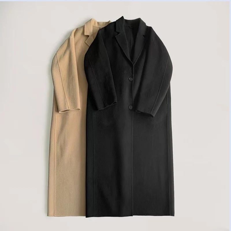 European and American niche low neck simple lazy autumn and winter atmosphere woolen coat jacket
European and American niche low neck simple lazy autumn and winter atmosphere woolen coat jacket