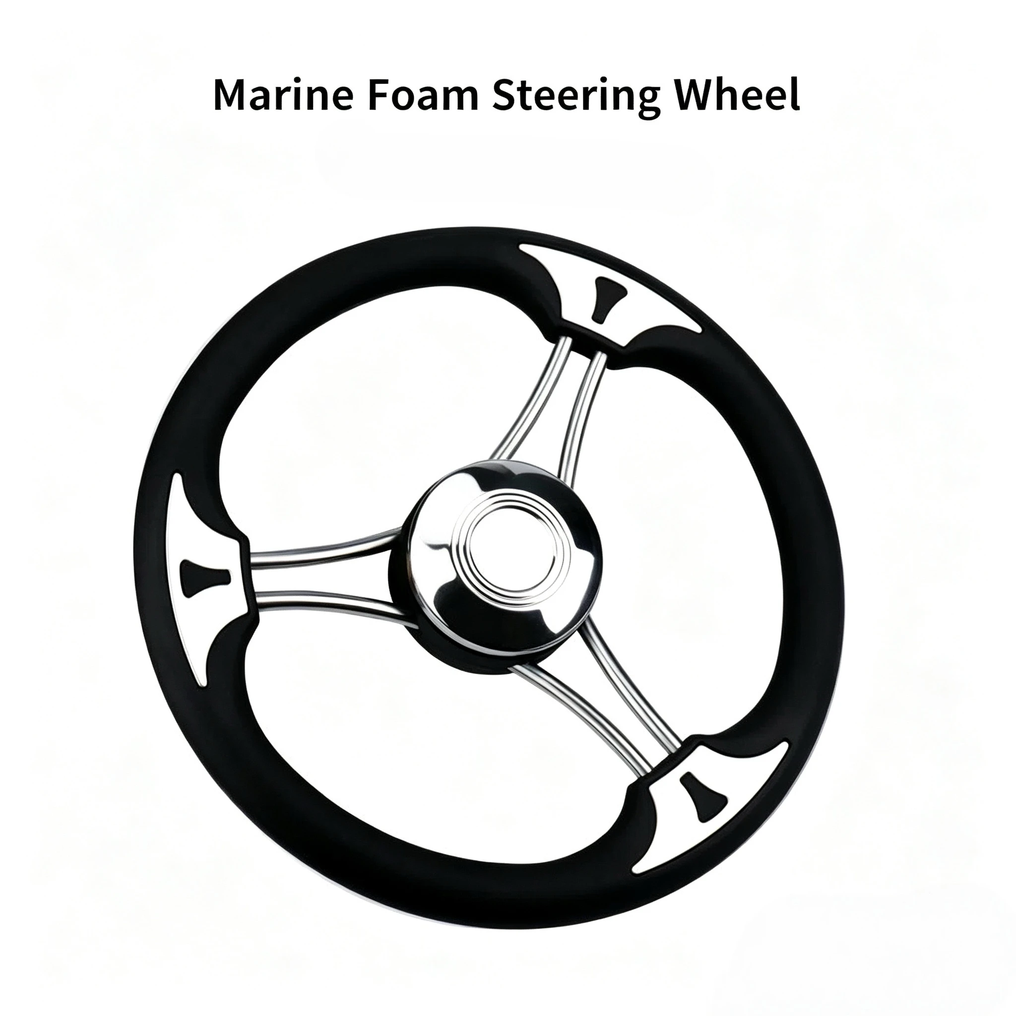 Stainless Steel Boat Steering Wheel with Foam Grip, Marine Hardware Accessory for Yacht
Stainless Steel Boat Steering Wheel with Foam Grip, Marine Hardware Accessory for Yacht