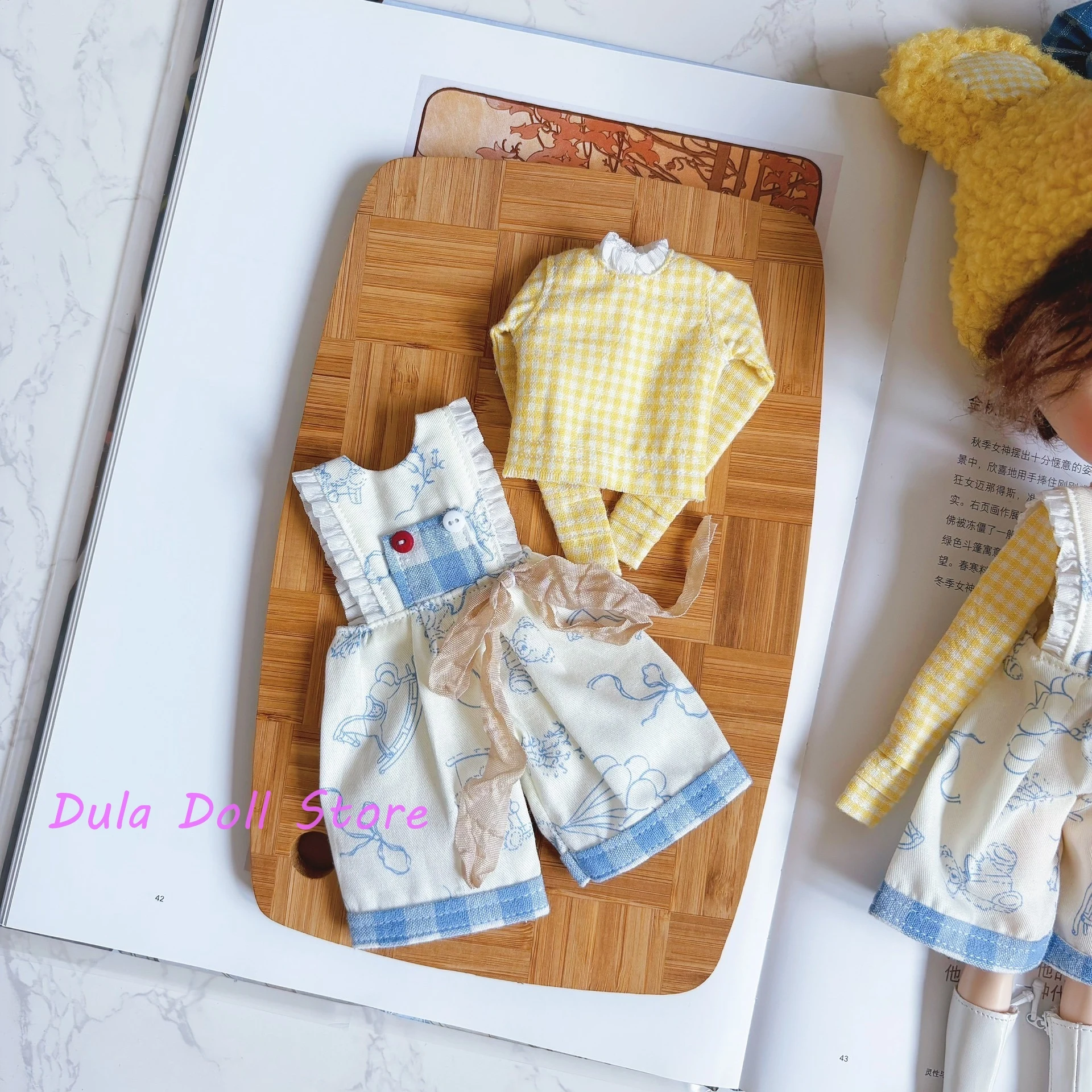 Dula Doll Clothes 2026 Butter bear baby suit for Blythe ob24 ob22 ICY JerryB 1/6 Doll Accessories
Dula Doll Clothes 2026 Butter bear baby suit for Blythe ob24 ob22 ICY JerryB 1/6 Doll Accessories