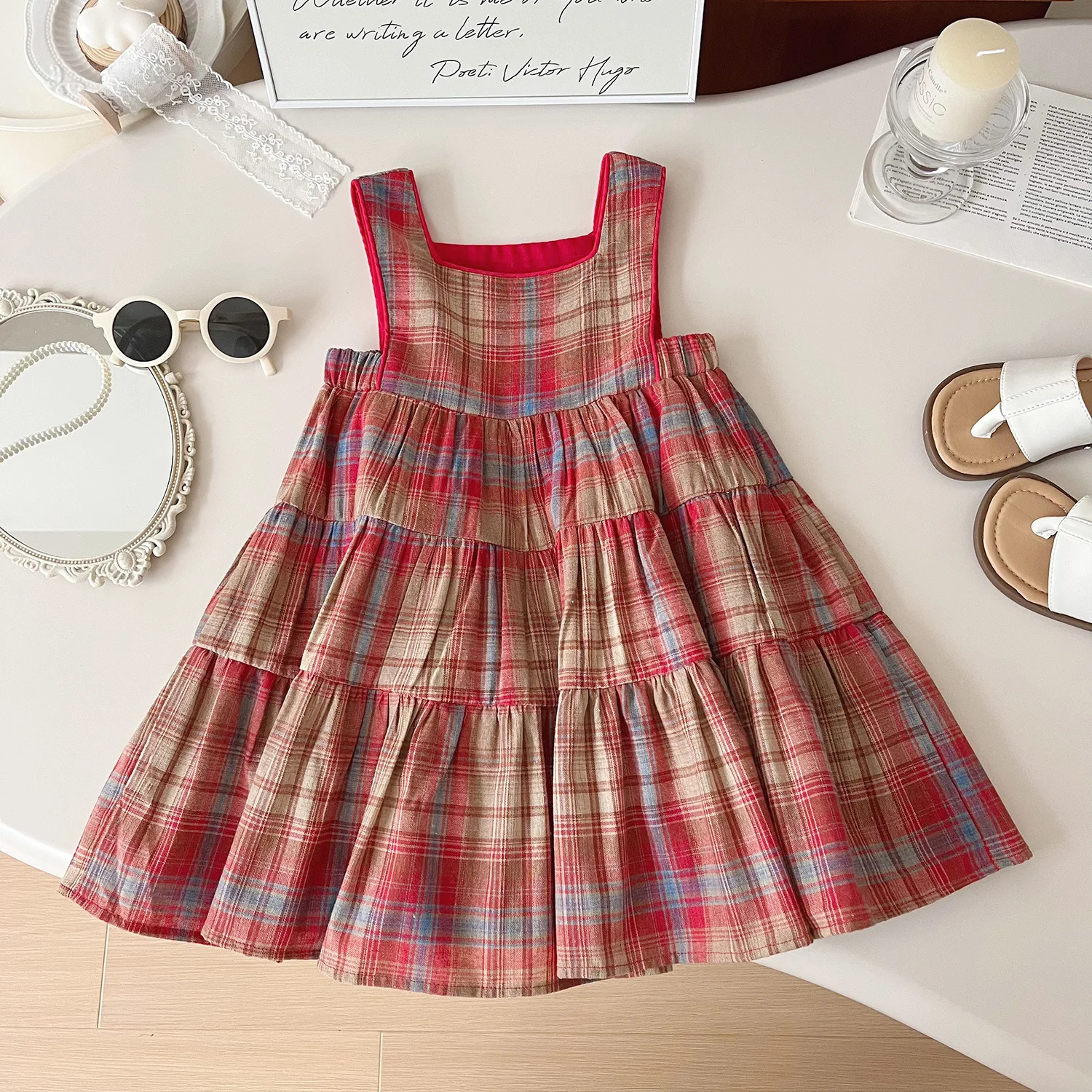 Red Plaid Bow Dress Elegant Lolita Child Big Girls Midi Dress Children Dresses Teens Party Princess Sundress Baby Bow Vest Dress
Red Plaid Bow Dress Elegant Lolita Child Big Girls Midi Dress Children Dresses Teens Party Princess Sundress Baby Bow Vest Dress
