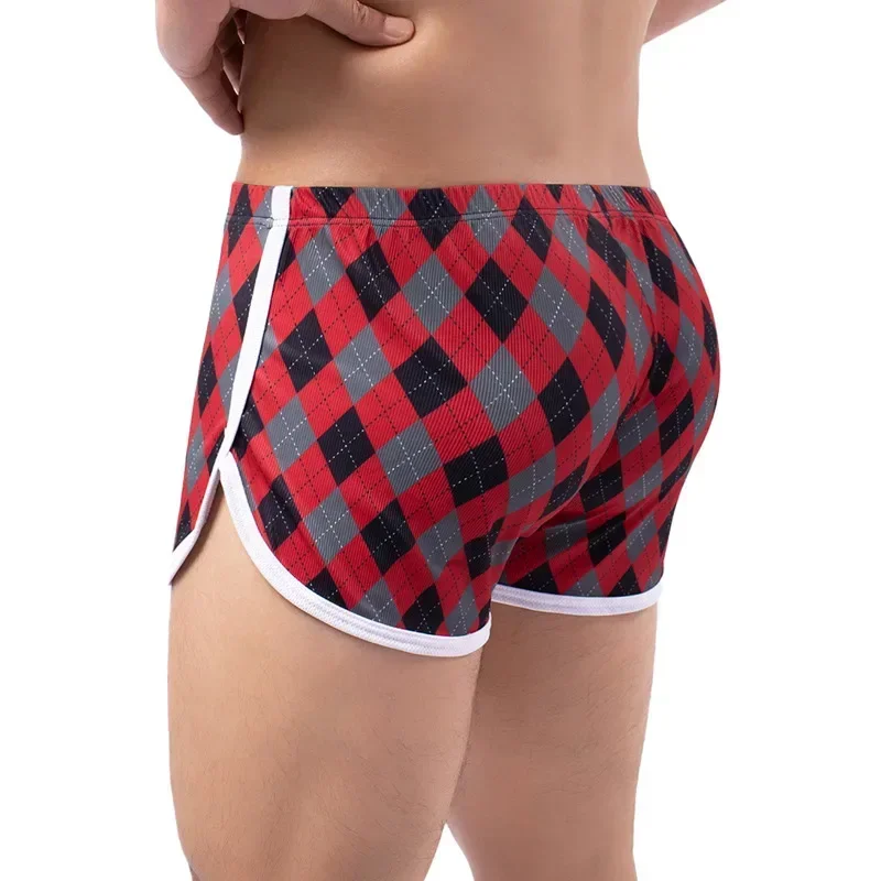Men Low Waist Breathable Boxers Shorts Casual Fashion Underwear Sexy Comfortable Loungewear Plaid Printing Male Home Arrow Pants
Men Low Waist Breathable Boxers Shorts Casual Fashion Underwear Sexy Comfortable Loungewear Plaid Printing Male Home Arrow Pants