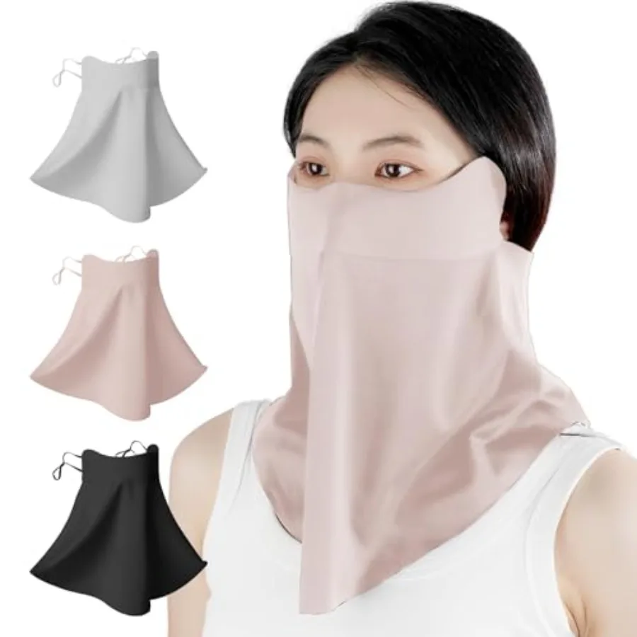 UV Sun Protection Face Mask with Neck Coverage UPF 50+ Face Shield Breathable Design for Summer Outdoor Activities
UV Sun Protection Face Mask with Neck Coverage UPF 50+ Face Shield Breathable Design for Summer Outdoor Activities
