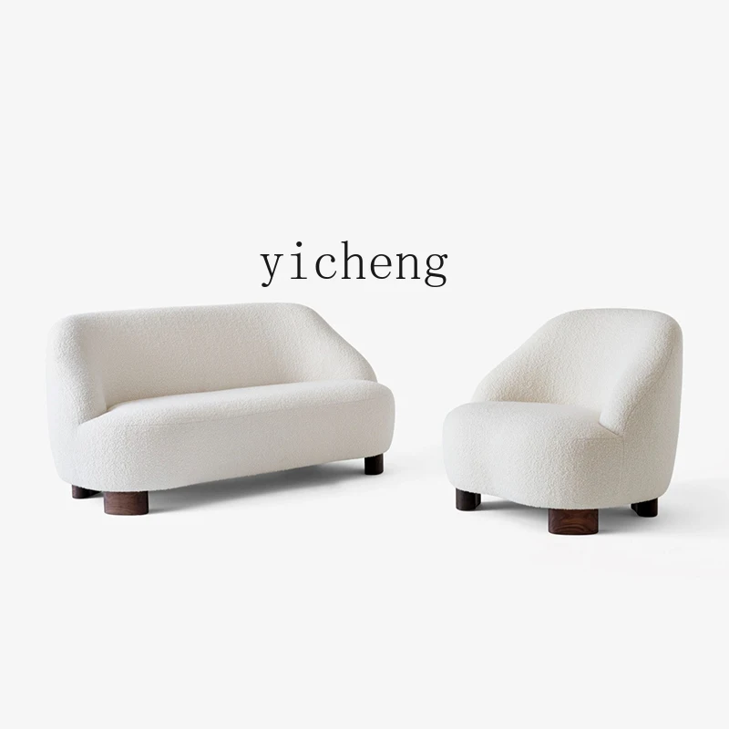 ZC Cream Style Single Leisure Chair Household Living Room Simple Modern Lamb Hair Clouds Couch
ZC Cream Style Single Leisure Chair Household Living Room Simple Modern Lamb Hair Clouds Couch